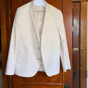 Light pink suit blazer